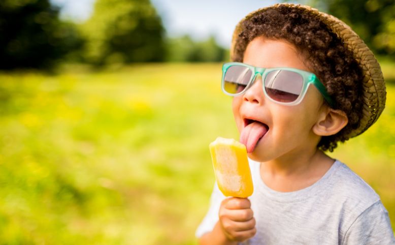 Journey Webpage Header Image Kid Eating Popsicle